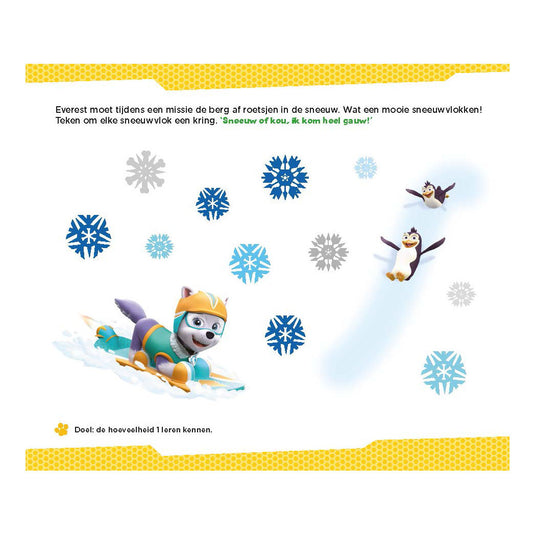 Deltas paw patrol - eerste telspelletjes (3-4 jaar)