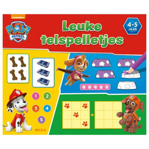 Deltas paw patrol - leuke telspelletjes (4-5 jaar)
