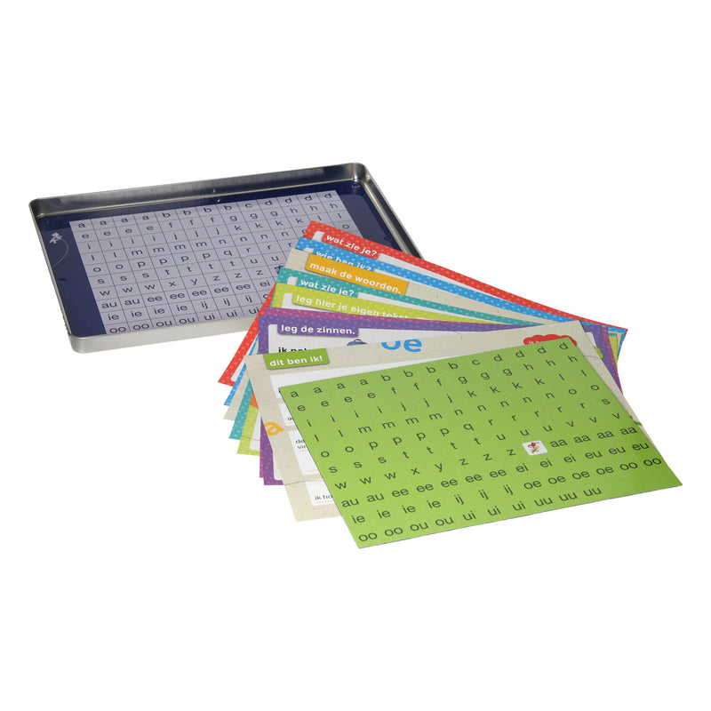 Load image into Gallery viewer, Maan Roos Vis - Magnetische Letterdoos
