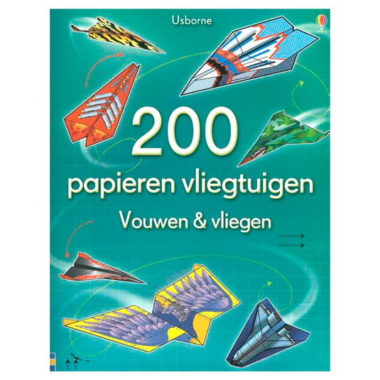 Centraal boekhuis 200 papieren vliegtuigen vouwen vliegen