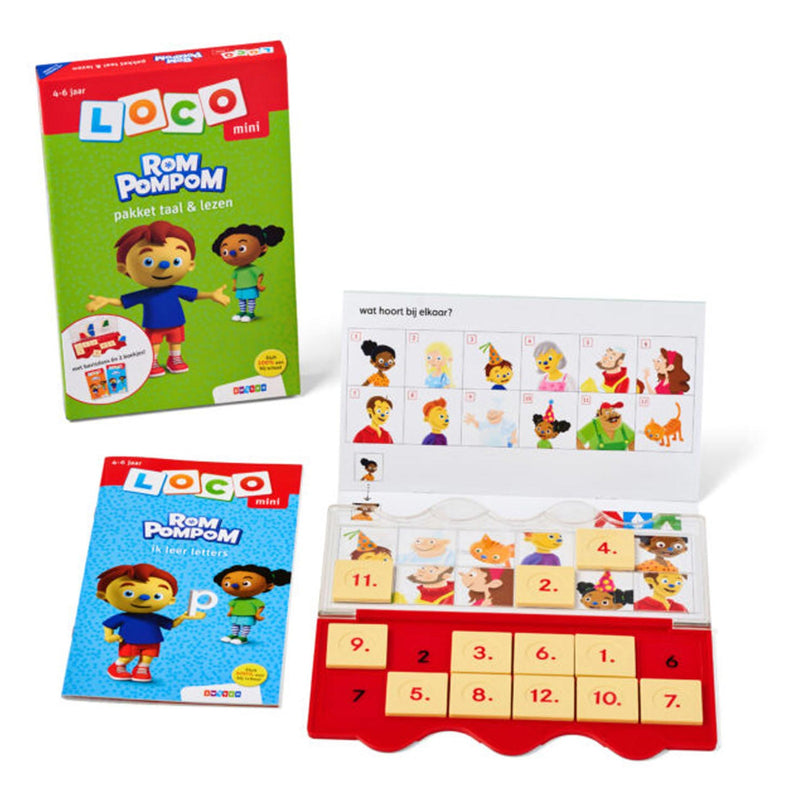 Load image into Gallery viewer, Wpg uitgevers mini loco - rompompom pakket taal lezen (4-6 jaar)

