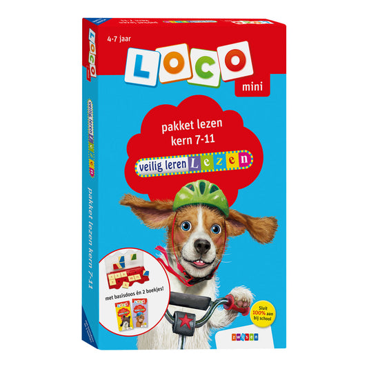 Wpg uitgevers mini loco - veilig leren lezen pakket kern 7-11 (6-7 jaar)
