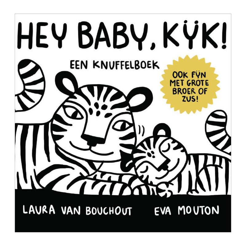 Load image into Gallery viewer, Centraal boekhuis hey baby, kijk! - knuffelboek
