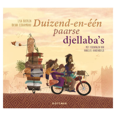Centraal boekhuis duizend-en-één paarse djellaba's