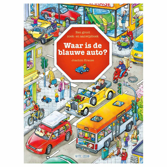 Waar is de blauwe auto?