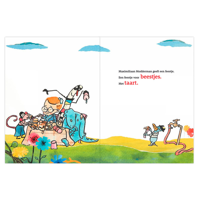 Load image into Gallery viewer, Centraal boekhuis maximiliaan modderman geeft een feestje
