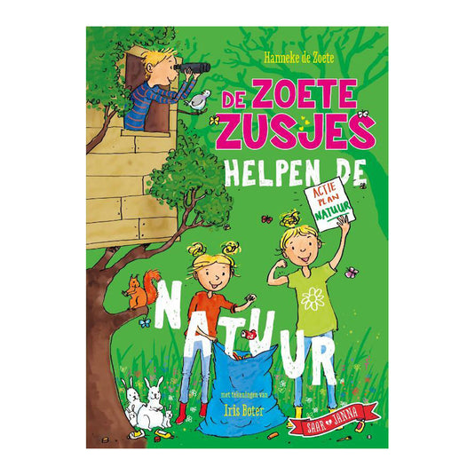 Centraal boekhuis de zoete zusjes helpen de natuur