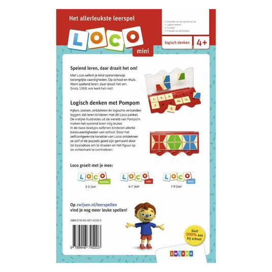 Wpg uitgevers mini loco rompompom pakket logisch nadenken (4-6 jaar)