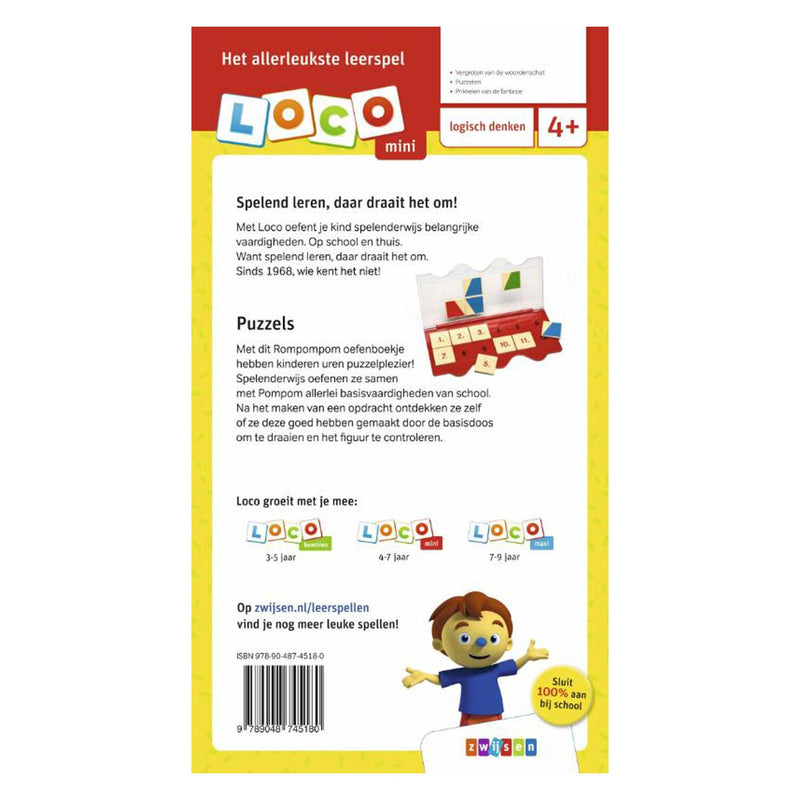 Load image into Gallery viewer, Wpg uitgevers mini loco rompompom puzzels (4-6 jaar)
