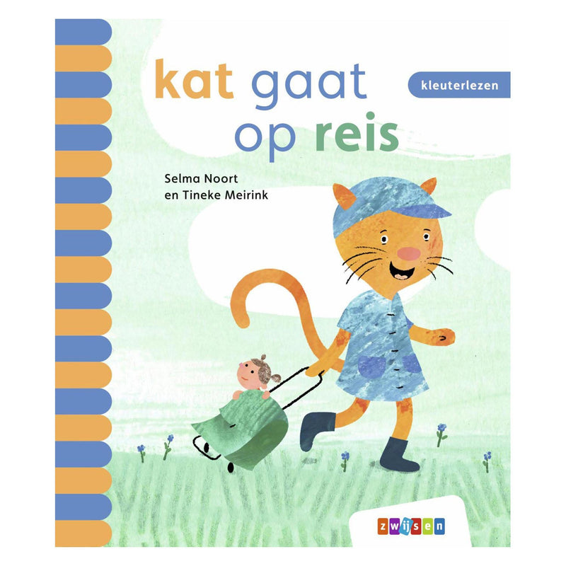 Load image into Gallery viewer, Wpg uitgevers kleuterlezen - kat gaat op reis
