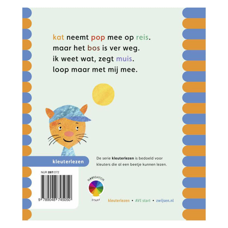 Load image into Gallery viewer, Wpg uitgevers kleuterlezen - kat gaat op reis
