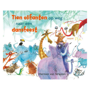 Wpg uitgevers tien olifanten op weg naar een dansfeest