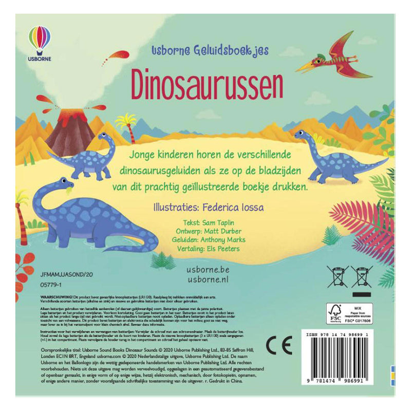 Load image into Gallery viewer, Wpg uitgevers geluidenboek dinosaurussen
