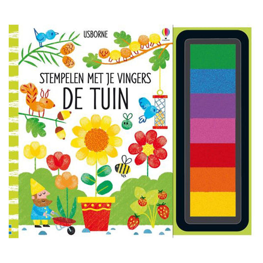 Wpg uitgevers stempelen met je vingers - de tuin