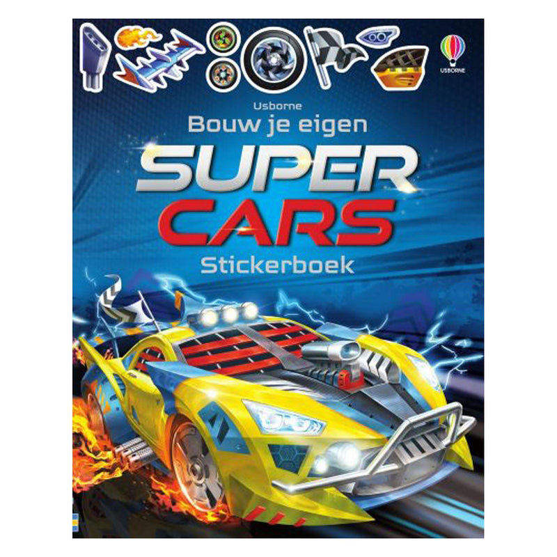 Load image into Gallery viewer, Wpg uitgevers bouw je eigen super cars stickerboek
