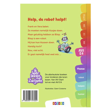 Wpg uitgevers zwijsen boek avi m4 help de robot helpt!