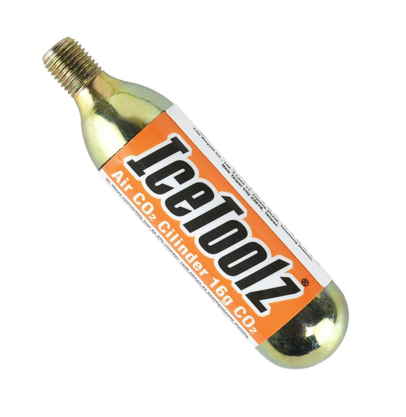 Load image into Gallery viewer, Icetoolz co2 patronen 16 gram met schroefdraad a821 (pot van 50 stuks)
