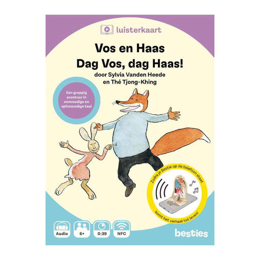 Centraal boekhuis dag vos, dag haas! luisterkaart