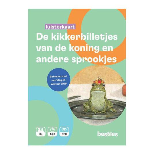Centraal boekhuis de kikkerbilletjes van de koning en andere sprookjes luisterkaart