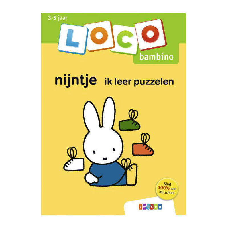 Load image into Gallery viewer, Wpg uitgevers loco bambino nijntje ik leer puzzelen
