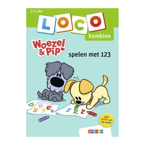 Wpg uitgevers loco woezel en pip letters en cijfers
