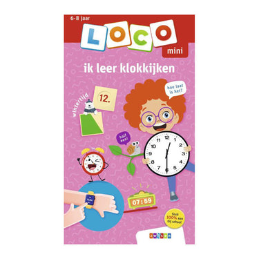 Wpg uitgevers loco mini oefenboekje ik leer klokkijken