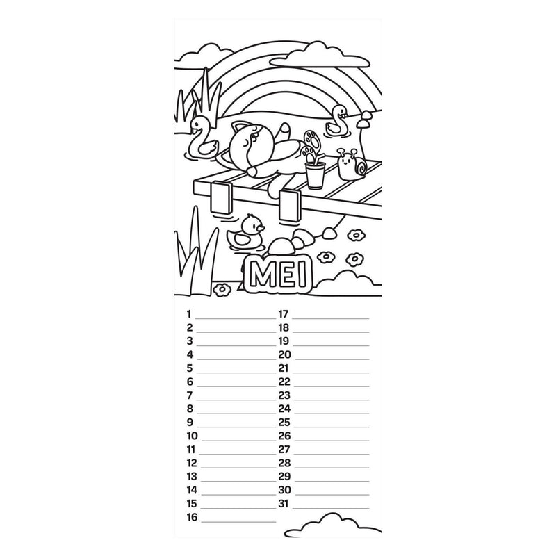 Load image into Gallery viewer, Verjaardagskalender - cozy kleuren
