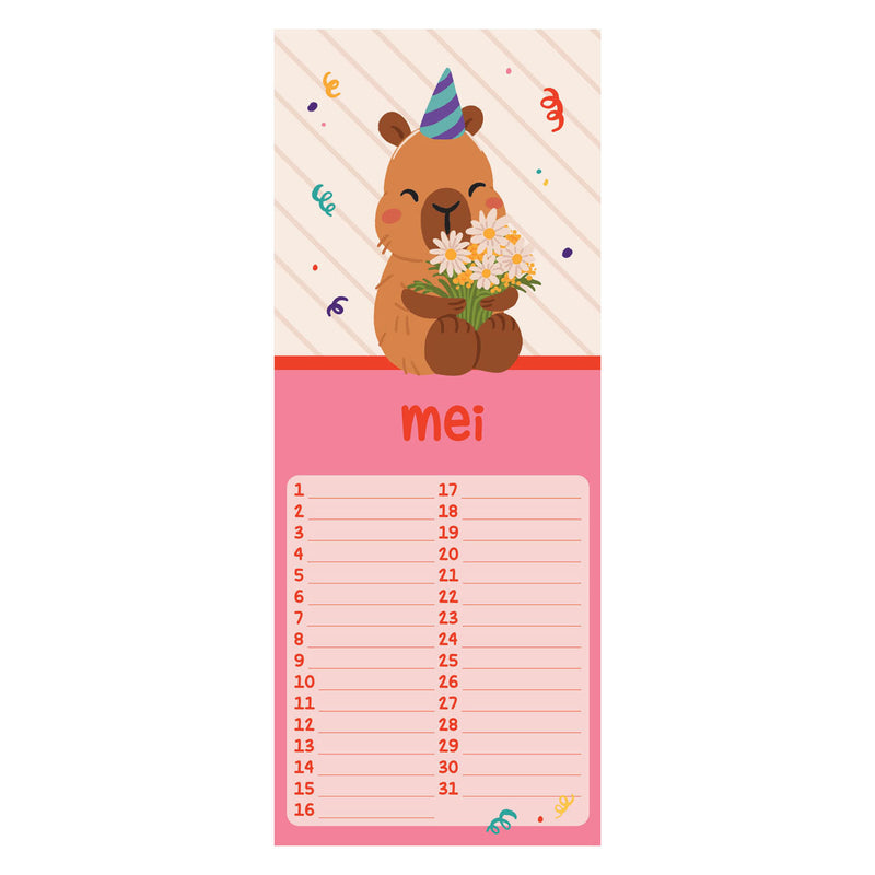 Load image into Gallery viewer, Verjaardagskalender - capybara alle
