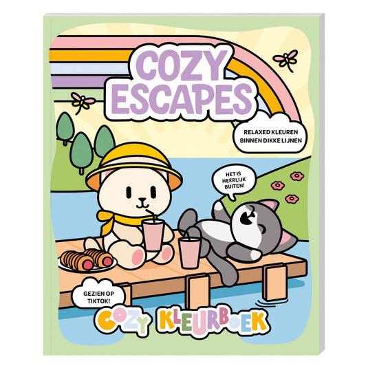 Cozy kleurboek - cozy escapes nieuw