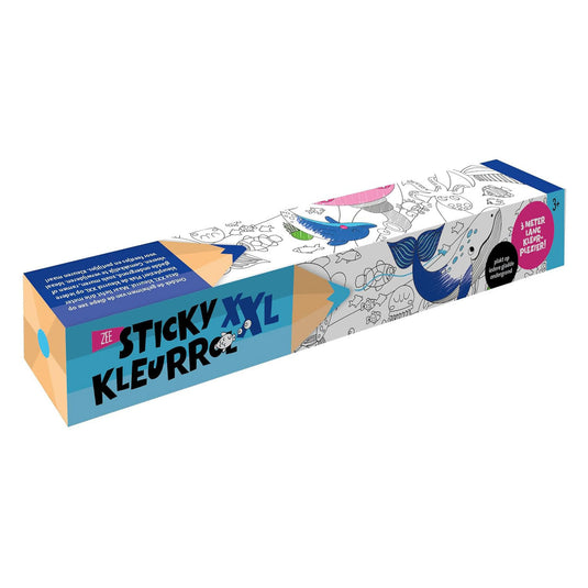 Sticky kleurrol xxl 3 meter - zee