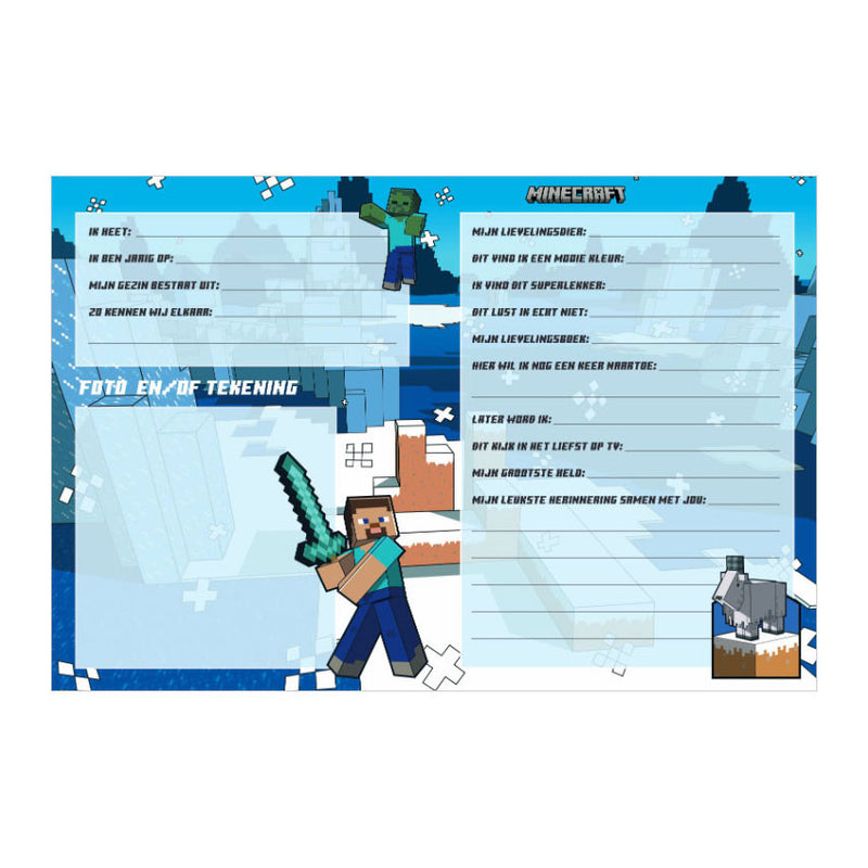 Load image into Gallery viewer, Interstat vriendenboek minecraft - boeken - geschikt voor kinderen
