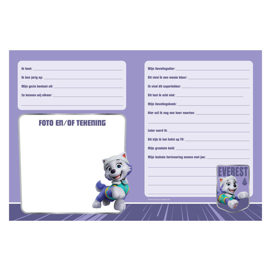 Paw patrol vriendenboek - girl pups nieuw