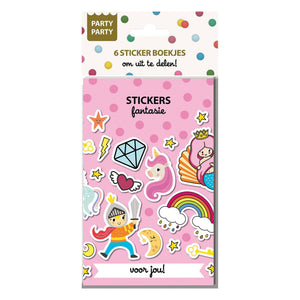 Ty par par 6 sticker boekjes - fantasie