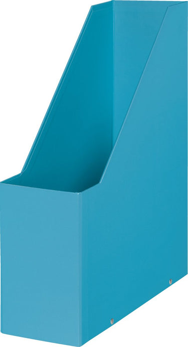 Leitz cosy click store duurzame tijdschriftenhouder voor a4 documenten - 77% gerecycled karton - 10.3 x 33 x 25.3 cm (bxhxd) - sereen blauw