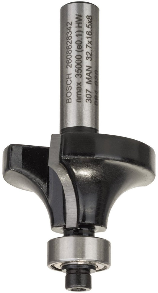 Bosch afrondprofielfrees +lager hm 10x17mm 8mm