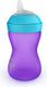 Philips avent zachte bijtbestendige tuitbeker - 9+ maanden - 300ml - paars -scf802 02