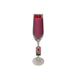 Mansion atmosphere geurkaars in champagneglas framboos ø5,5xh26,5cm