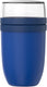 Mepal lunchpot xl ellipse - 750 + 300 ml - yoghurtbeker en muesli beker to go - geschikt voor vriezer. magnetron en vaatwasser - vivid blue