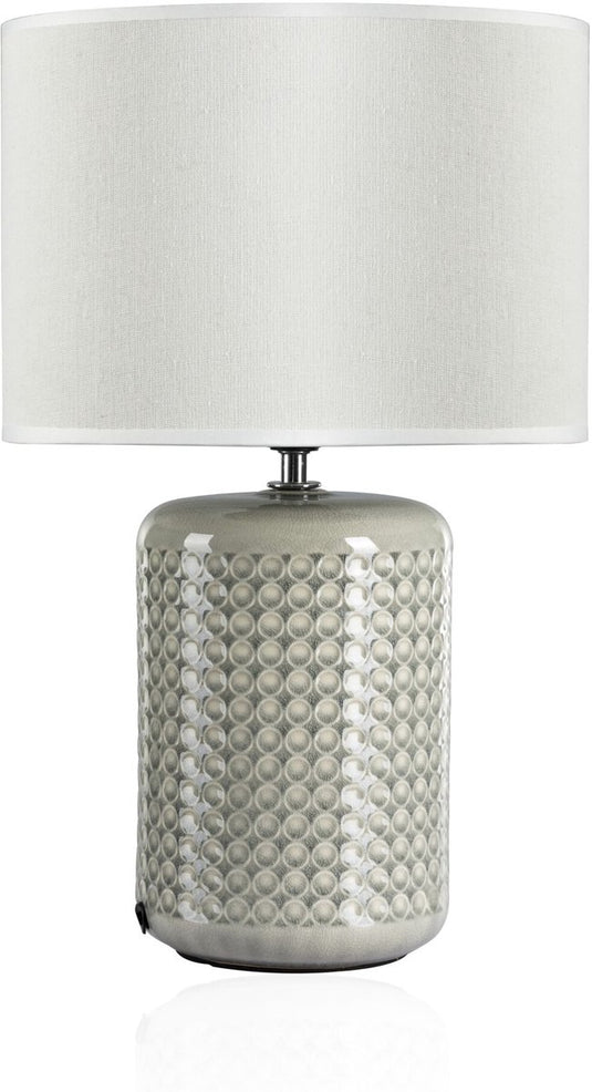 Pauleen led tafellamp go for glow - e27 - max. 20w - woonkamer, slaapkamer eetkamer - beige grijs groen