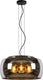 Lucide olivia - hanglamp - ø 50 cm - 3xe27 - fumé