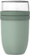 Mepal lunchpot xl ellipse - 750 + 300 ml - yoghurtbeker en muesli beker to go - geschikt voor vriezer. magnetron en vaatwasser - nordic sage