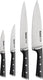 Tefal ice force k2324s74 - messenset - 4-delig - schilmes, koksmes, keukenmes en vleesmes - roestvrij staal - vaatwasserbestendig