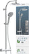 Schütte madura fresh douchesysteem - regendouche - met thermostatische douchekraan - hartafstand 150 mm - chroom