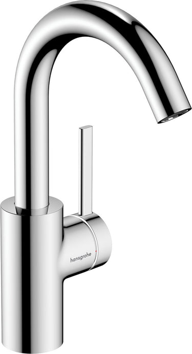 Hansgrohe - zesis s - wastafelmengkraan - ééngreeps bediening - coolstart energiebesparend - met trekwaste - 210mm maat - draaibare uitloop - mat zwart