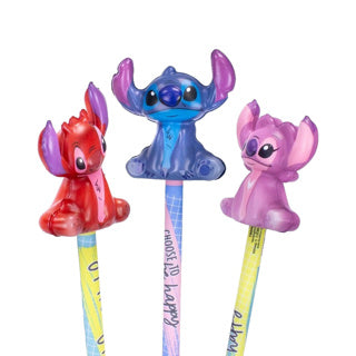 Load image into Gallery viewer, Stitch squishy pencil topper assorti | 18 stuks
