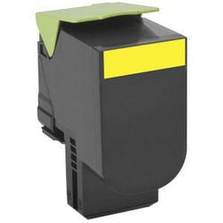 Tonercartridge lexmark 70c2hye geel