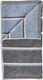 Zone denmark sauna badhanddoek 140 x 70 cm grey blue fog soft grey