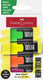 Faber-castell tekstmarker txtlnr - mini - 4 stuks - neonkleuren - markeerstift - fc-154204