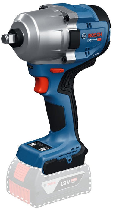 Bosch professional gds 18v-780 accu slagmoersleutel 780nm 1 2 frictiering 18v basic body - 06019p4000