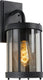Lucide makkum - wandlamp binnen buiten - 1xe27 - ip23 - zwart